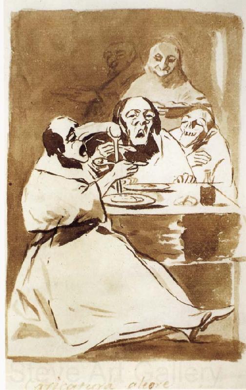 Francisco Goya Caricatura alegre Norge oil painting art